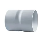 جلبه بلاستيك PVC جدول 40 [سابكو] مقاس 6 إنش طول 250 مم لون أبيض