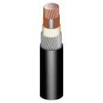 كابل نحاس PVC مسلح AWA خط واحد مجدول مقاس 70 مم2، 600/1000 فولت بني | كابلات الرياض