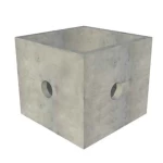 مانهول خرساني  مقاس 120x120x100  سم لغرف التفتيش