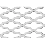 سلك شبك ممدد (بقلاوه) حديد مدرفل على الساخن نموذج  مزخرف، سمك 1.5 ملم،     مقاس 2.44×3 متر | شركة بيت التطور