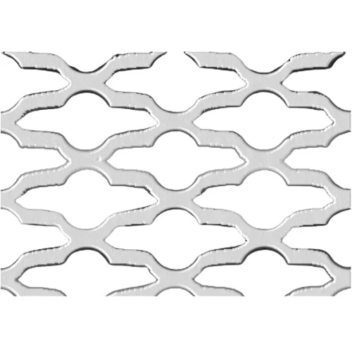 سلك شبك ممدد (بقلاوه) فولاذ مقاوم للصدأ  نموذج مزخرف، سماكة 3.8 ملم،     مقاس 1.22×3 متر | شركة بيت التطور