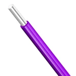 سلك كهرباء امريكي 600 فولت 12 AWG نحاس مصمت مطلي بالقصدير عزل (PVC +105°C) بنفسجى | كابلات الشرقية