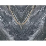 بديل رخام أوبن بوك للمداخل الفاخرة، مقاس 120×290 سم، لون رمادي غامق مع عروق أبيض، موديل OP-20