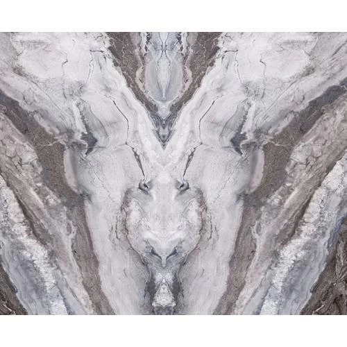 ألواح بديل رخام أوبن بوك، مقاس 120×290 سم، لون رمادي مع عروق بني، موديل OP-17