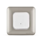 مفتاح سخان مفرد 20 أمبير ثنائي القطب مع لمبة ليد،  لون تيتانيوم، 7×7 سم، 250 فولت، SAS215 | سبكترا