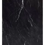 لوح بديل رخام ليزر مطفي للصالونات، مقاس 120×290 سم، لون أسود بعروق أبيض، موديل L-040