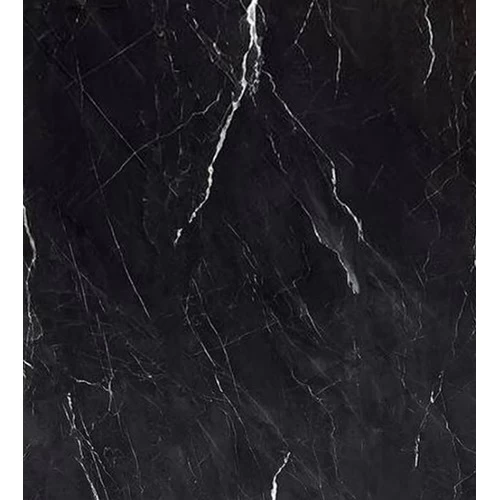 لوح بديل رخام ليزر مطفي للصالونات، مقاس 120×290 سم، لون أسود بعروق أبيض، موديل L-040