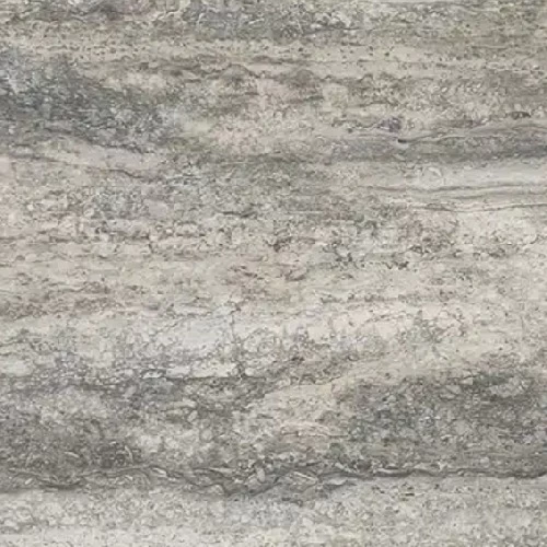 صفائح الطين المعالج للإستعمال الخارجي و الداخلي ترافرتين، رمادي فاتح، مقاس 600×1200 مم