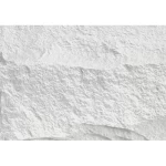 صفائح طينية حجرية كروسارد ماشروم ستون، أبعاد 40 × 80 سم، لون ابيض، موديل 052