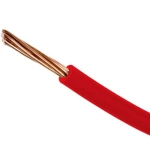 سلك كهرباء نحاس مجدول CU/ 0HLS -XL مقاس 25 ملم ، 450/750 فولت، لون احمر، طول 100 ياردة | بحره