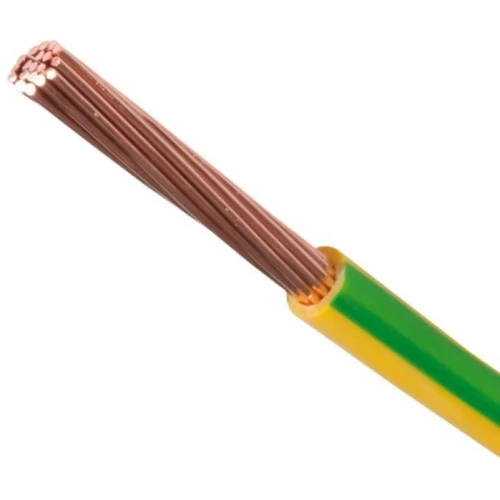 سلك نحاس مجدول CU/LSZH-XL مقاس 16 ملي، 450/750 فولت، لون اخضر/اصفر، طول 300 قدم | بحره