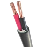 كابل نحاس مجدول CU/XLPE/LSF0H خطين 4 ملي، 0.6/1 كيلو فولت، 1000 متر | بحره 