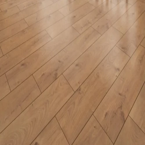 باركيه خشب كلاسيكي HDF، سمك 8 ملم، لون بنى، موديل 51085
