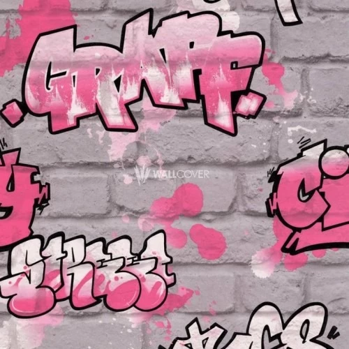 ورق حائط الماني شبابي واطفال مقاس 10 م× 0.53 م، لون زهري، موديل 237818 