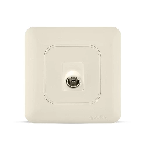 فيش تلفزيون مائل مفرد سبكترا، لون بيج، 7×7 سم، SAC301