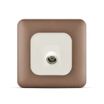 فيش تلفزيون مائل مفرد سبكترا، لون نحاسي، 7×7 سم، SAC301