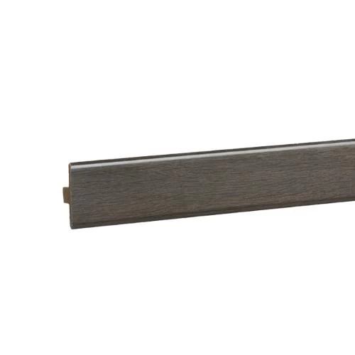 نعلة جدار ألياف خشبية، مقاس 240x4.5x1 سم، لون رمادى غامق، موديل 483341