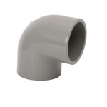 كوع بلاستيك CPVC جدول 80  زاويه °90 أبلكو المقاس ½ إنش اللون رمادي فاتح