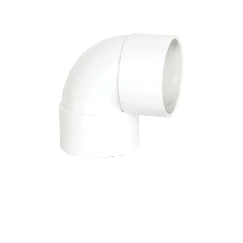 كوع بلاستيك PVC زاويه °90 جدول 40 براند شانل مقاس 1 إنش لون  أبيض