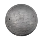 غطاء الفتحات الارضية  الزامل مصنوع من  الكمبوزيت مقاس  713 مم   حموله ثقيلة C250/D400 اللون اسود