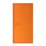 باب طوارئ سفيكو  صلب مدرفل علي البارد بدون نافذة موديل SF/SD فردي حجم الباب 900×1950   مم  لون برتقالي