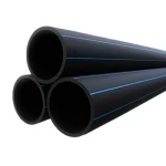 مواسير HDPE نيبروبلاست PE 100 ضغط 20 بار قطر خارجي 250 مم سمك 27.9 مم لون اسود