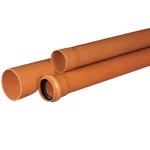 مواسير PVC الراجحي  مقاس   110 مم سمك 3 مم لون برتقالى   