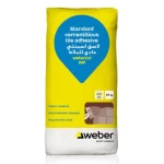  لاصق بلاط لاتكس اسمنتي Webercol WP  براند ويبر  20 كجم ابيض 
