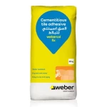  لاصق بلاط أسمنتي Webercol Fix  براند ويبر  20 كجم ابيض 