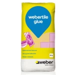  لاصق بلاط أسمنتي Webertile Glue  براند ويبر   25 كجم لون رمادى 