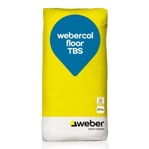  مواد لاصقة سميكة للأرضيات webercol floor TBS  براند ويبر  50 كجم ابيض 