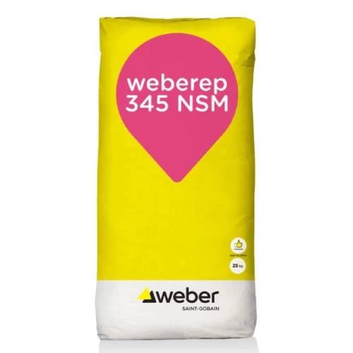   مونة اصلاح اسمنتية مضادة للانكماش weberep 345 NSM براند ويبر  25 كجم رمادى   