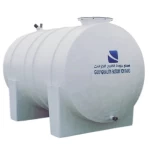 خزان مياه  جودة الخليج افقى مصنوع من فايبر جلاس سعة 45000 لتر  مقاس  قطر 300 سم