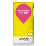   اسمنت عالي الألومينا سريع التصلب weberep 318 FD براند ويبر  25 كجم رمادى   