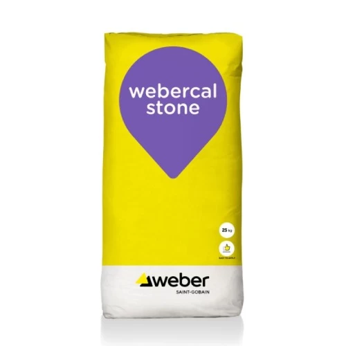  مونة بلاط جاهزة Webercal stone  ماركة ويبر برميل  50 كجم