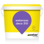 دهان خارجي إسمنتي Weberpas deco 310  ويبر جالون 20 كجم  لون بيج صخري (O10)
