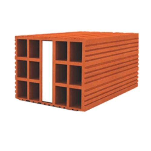 طوب احمر  مفرغ للبناء 13 فتحة  مصنع الخياط مقاس 40×20×25   سم 