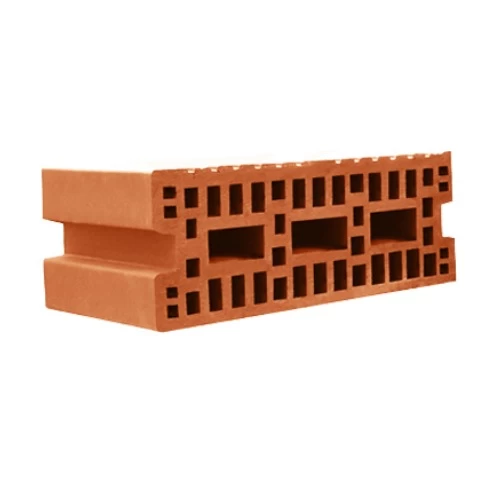 طوب احمر  حامل مثقوب  مصنع   الوطنية مقاس 40×20×15 سم وزن 15 كجم