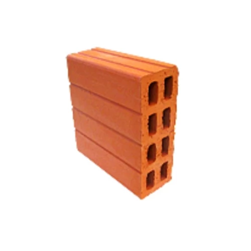 طوب احمر  مفرغ  8 فتحات  اليمامة الابعاد 20×20×7 سم وزن 3.2 كغم