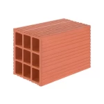 طوب احمر  مفرغ  للجدران   شركة الصراط مقاس 30×20×15 سم وزن 6 كغم