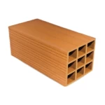 طوب احمر  مفرغ  مصنع   العمودي الابعاد 40×20×20   مقاومة الضغط 25 كغم/سم2 