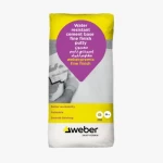معجون  سد الشقوق بودرة Weberpremix fine finish ويبر  برميل  50 كجم لون ابيض