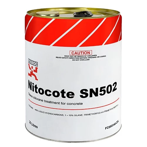 دهان سيلان سيلوكسان لحماية الخرسانة المسلحة Nitocote SN502   الفوسام  عبوة 20 لتر شفاف اللون