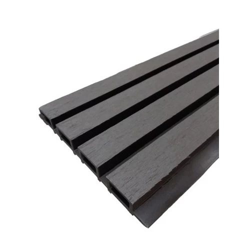 بديل الخشب الصيني للارضيات خارجي مقاس  20 × 2.9  سم  لون رمادي غامق | شركة روز ديزاين